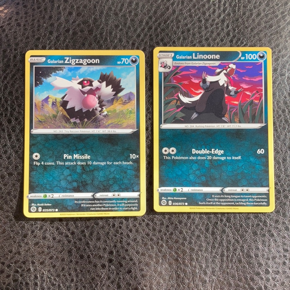 Galarian Zigzagoon & Linoone Pokémon Cards